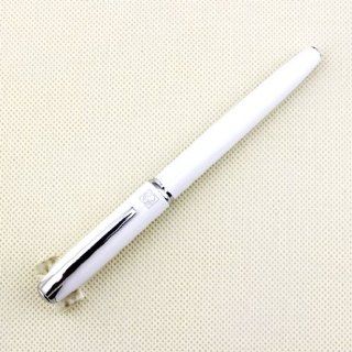 Advanced Picasso Rollerball Pen 916 Picasso Pen White and Silver Clip Pen : Office Products