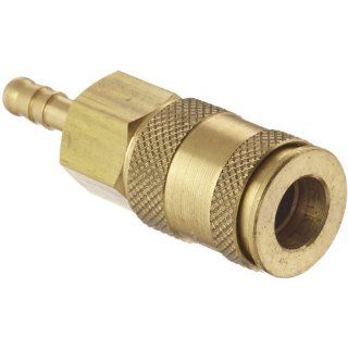 Dixon Valve 2US2 B Brass Automatic Universal Pneumatic Fitting, Socket, 1/4" Coupler x 1/4" Hose ID Barbed: Quick Connect Hose Fittings: Industrial & Scientific