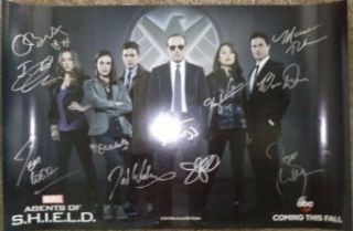 Agents Of Shield 13'x19' Poster Signed Autographed Auto SDCC Clark Gregg w/ COA: Entertainment Collectibles