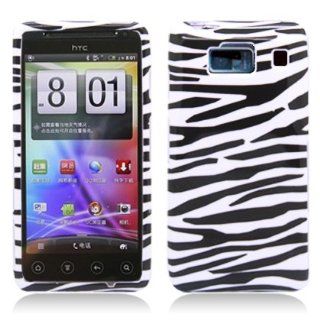 Aimo MOTXT926PCIM005 Durable Hard Snap On Case for Droid Razr HD XT926   1 Pack   Retail Packaging   Zebra: Cell Phones & Accessories