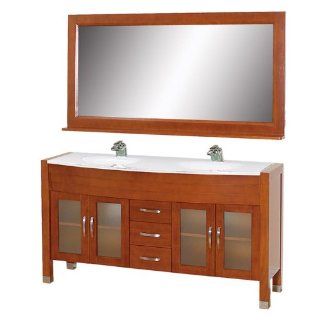 63 in. Contemporary Double Vanity Set  