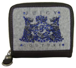 Juicy Couture Scottie Dog Bling French Wallet Heather Cozy: Shoes