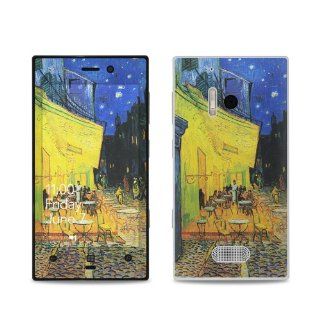 Cafe Terrace At Night Design Protective Decal Skin Sticker (Matte Satin Coating) for Nokia Lumia 928 Cell Phone Cell Phones & Accessories