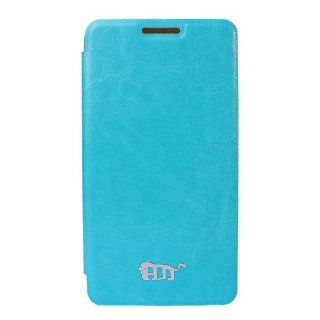 Pdncase LG G2 Cover Ultra Slim Premium Leather Case Compatible for LG Optimus G2 (Sky Blue) Cell Phones & Accessories