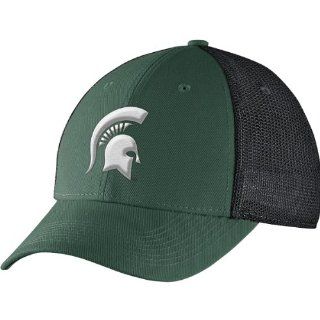 Michigan State hat : Nike Michigan State Spartans Legacy 91 Mesh Swoosh Flex Hat   Green/Black : Sports Fan Baseball Caps : Sports & Outdoors