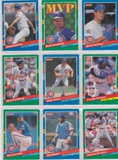 Chicago Cubs 1991 Donruss Baseball Team Set (Ryne Sandberg) (Greg Maddux) (Mitch Williams) (Mark Grace) (Andre Dawson) (Rick Sutcliffe) (Joe Girardi) (Shawon Dunston): Everything Else