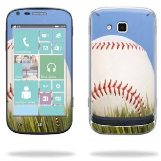 MightySkins Protective Skin Decal Cover for Samsung ATIV Odyssey SCH I930 Cell Phone Verizon Sticker Skins Baseball: Cell Phones & Accessories