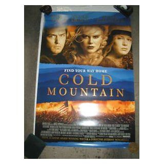 COLD MOUNTAIN / ORIG. U.S. ONE SHEET MOVIE POSTER (JUDE LAW & NICOLE KIDMAN): JUDE LAW & NICOLE KIDMAN: Entertainment Collectibles