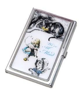Alice in Wonderland Mad Hatter Business Card ID Case : Business Card Holders : Office Products
