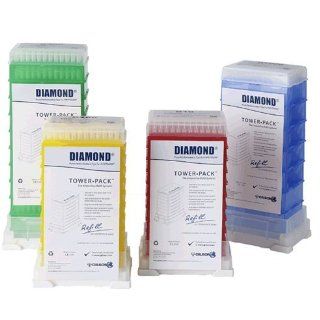 Gilson Pipetman F167204 Standard Diamond Sterile Pipette Tip, Tower Pack, 100 1000L Volume Range (Pack of 960): Industrial & Scientific