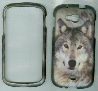 Grey Wolf Samsung Galaxy Axiom R830 / Admire 2 (Cricket/us Cellular)phone Faceplate Cover Case Snap on Protector: Cell Phones & Accessories