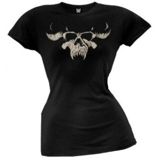 Danzig   Skull Juniors T Shirt: Clothing