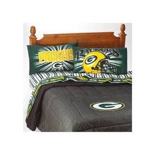 NFL Bedding Set   Green Bay Packers Comforter Sheet Set  Bed In A Bag  Sports & Outdoors