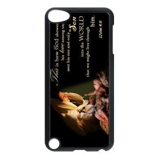"Unique Christmas"Printed Hard Plastic Case Cover for iPod Touch 5/5G/5th Generation WS 2013 01066: Cell Phones & Accessories