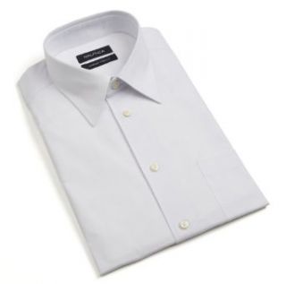 Nautica Men's Comfort Stretch Pt Collar Dress Shirt, White, 15/32/33 at  Mens Clothing store