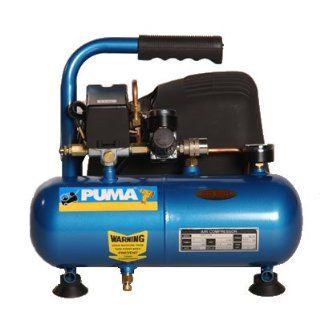 Puma 1 Gallon Portable Oil Free Hot Dog Air Compressor: Automotive