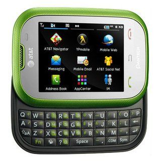 Pantech Pursuit P9020 Unlocked GSM Phone with 3G, 2" Touchscreen, QWERTY Keyboard, 2MP Camera, GPS and Bluetooth   Green Cell Phones & Accessories