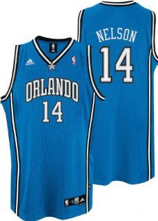 Jameer Nelson Jersey: adidas Blue Swingman #14 Orlando Magic Jersey : Athletic Jerseys : Sports & Outdoors