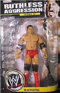 BATISTA RUTHLESS AGGRESSION 38 WWE JAKKS ACTION FIGURE TOY: Toys & Games