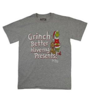 Dr Seuss Grinch T Shirt: Movie And Tv Fan T Shirts: Clothing