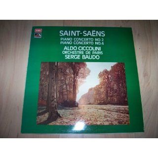 CSD 3750 ALDO CICCOLINI Saint Saens Piano Concertos 2/4 Serge Baudo vinyl LP: Aldo Ciccolini: Music
