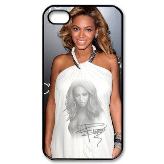 Custom Sexy Beyonce Cover Case for iPhone 4 4s LS4 981 Cell Phones & Accessories