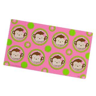 Pink Mod Monkey Small Lollipop Sticker Sheet: Toys & Games