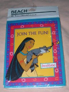 Disney's Pocahontas Party Invitations: Toys & Games