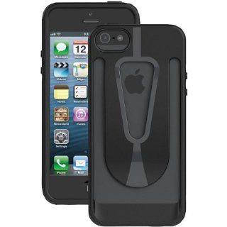Ballistic CC2286 M985 AGF Clip Case for iPhone 5   1 Pack   Retail Packaging   Dark Charcoal and Black: Cell Phones & Accessories