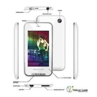 Selected V Touch Pro 4GB, White By Visual Land : MP3 Players & Accessories
