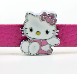 ~Hello Kitty~ Pink Angel Girls Leather Charm Bracelet  Children's Jewelry: Everything Else