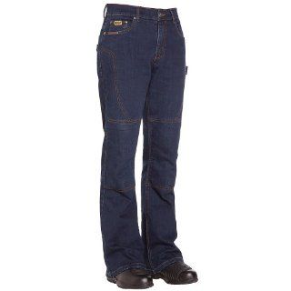 BILT IRON WORKERS Women's Iron Motorcycle Jeans   8, Deep Blue Automotive