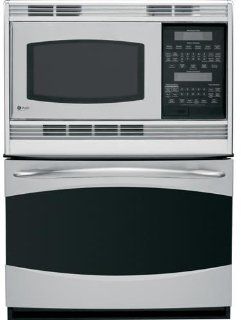 GE PT970SRSS Profile 30" Stainless Steel Electric Combination Wall Oven   Convection: Appliances