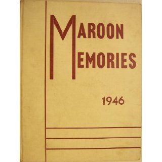1946 Maroon Memories   Yearbook for Oskaloosa High School, Iowa: Annual Staff and Senior Class: Books