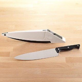 The Pampered Chef Chef's Knife with Sharpening Case: Chefs Knives: Kitchen & Dining