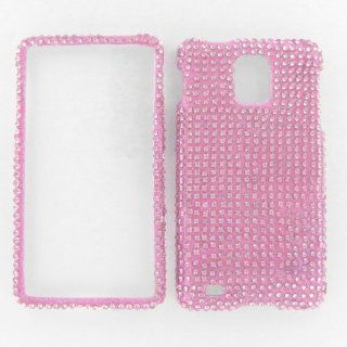 Samsung i997 (Infuse 4G) Full Diamond Pink Protective Case Cell Phones & Accessories