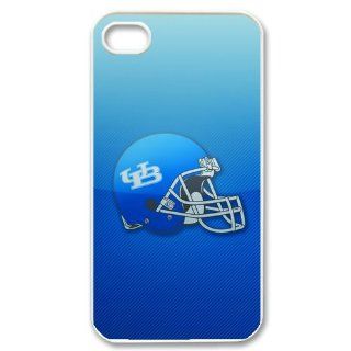 Diy cover Customize Plastic Printing Phone Cases for iPhone 4/4S NCAA Buffalo Bulls Team logo 02 Cell Phones & Accessories