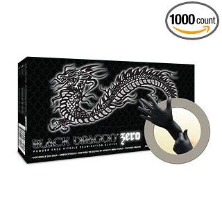 Microflex Black Dragon Zero Nitrile BD 1000 NPF Powder Free Medical Exam Gloves, X Large (1000 Case, 10 Boxes): Science Lab Gloves: Industrial & Scientific