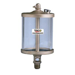 Trico 35565 Brass Full Flow Dispenser with Heavy Wall Acrylic Plastic Reservoir, 1 qt Capacity, 3/4" 16 Mounting Stud, 4 7/16" Diameter x 9" Height: Adhesive Dispensers: Industrial & Scientific
