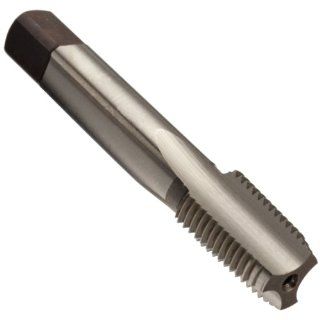 Dormer E550 High Speed Steel Pipe Tap, BSPT, Uncoated (Bright) Finish, Round Shank With Square End, Modified Bottoming Chamfer, 1/4" 19 Thread Size: Industrial & Scientific