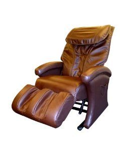 Body Relaxer HX 5000 Luxury Shiatsu Massage Lounger, Brown Leather: Health & Personal Care