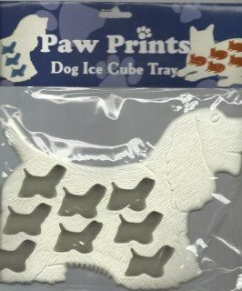 Paw Prints Dog Ice Cube Tray ( 2 Pack) : Pet Bowls : Pet Supplies