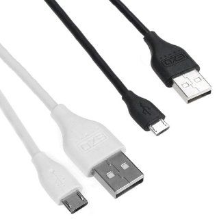 EZOPower 2 Pack 6 Feet Hi Speed Micro USB 2 in 1 Sync & Charging Data Cable for LG G3; HTC One mini 2; Sony High Zoom Cyber shot DSC RX100 III: Computers & Accessories