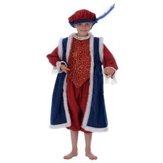 King Henry VIII (Tudor)   Kids Costume   Size: 9 11 Years (152 cms): Clothing