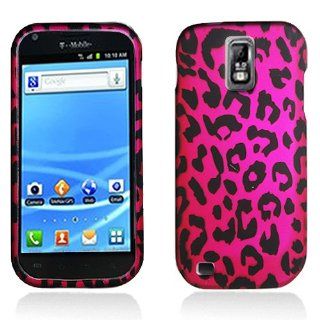 Hot Pink Leopard Hard Cover Case for Samsung Galaxy S2 S II T Mobile T989 SGH T989 Hercules: Cell Phones & Accessories