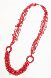 Necklace: SALE!!! Fashionable Czech Beads Long Choconoy Necklace