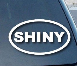 Firefly Shiny Serenity Car Window Vinyl Decal Sticker 4" Wide (Color: White): Everything Else