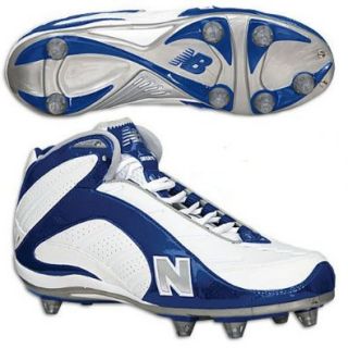 New Balance 991 Blue & White Men's Hi top Football Cleats: Shoes