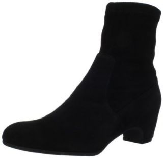 Rue du Jour Women's Danbury Ankle Boot, Nero Suede/Stretch, 35 EU/5 M US: Shoes
