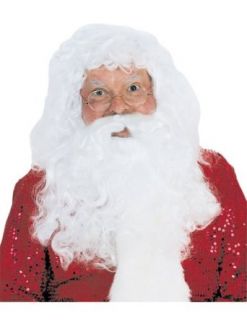 Santa Wig And Beard Economy Christmas Costume Accessory: Clothing